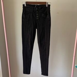 American Eagle Outfitters Black High-Rise Jeans